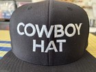 Cheeky    cowboy Hat    Pit Bull Black Adjustable Breathable Trucker Hat One Size M
