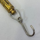 Chatillon Model In-10 Hanging Spring Scale 10 Lb Brass Fish Game Vintage Usa