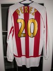 C  D  Chivas Usa 2006 Game match Used worn Mls Ls Soccer Jersey - Orlando Perez