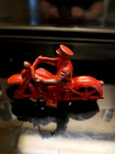 Antique 1930s To 1940s Cast Iron Toys Hubbly 4 Inch Motorcycle Nice Condition  