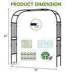 Slsy Garden Arch Trellis 87 h X 79  L Garden Arch Arbor Trellis Plants Climbing