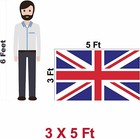 3x5 British Union Jack United Kingdom Uk Great Britain Flag 3 x5  Banner