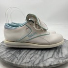 Vintage Footjoy Womens 6 5 Golf Shoes White Baby Blue Spiked Kiltie Fan 48785