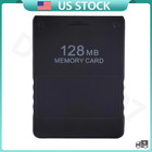 128mb Megabyte Memory Card For Sony Playstation 2 Ps2 Slim Game Console