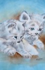 Vintage Decorative Handpainted Cats Kittens Decore Plate Signed By Artist Ooak