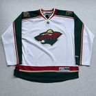 Minnesota Wild Reebok Premier Nhl Hockey Jersey White Away Men   s L Blank