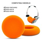 Gvoears Cushion Earpads For Koss Portapro Headphones 2 Pairs  green orange 