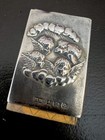 Antique  Sterling Silver Miniature Reynolds Angels Matchbox Holder 1902