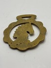 Vintage Brass Horse Equestrian Harness Medallions Ornaments Set Of 6