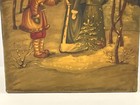Vtg Fedoskino Hand Painted Russian Lacquer Box Snow Maiden  Snegurochka Signed