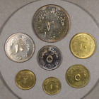 1966 Egypt 7 Coin Proof Set With Box