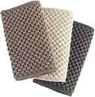 Norwex Counter Cloths Set Of 3 Slate Vanilla Mushroom - Ship From Us