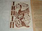 1945 Uso Tour Oklahoma Robert Lyon Gloria Hamilton East Indies Rare Program