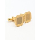 Vintage 1960s Gold Square Art Deco Gold Cufflinks Cuff Link Links Groom Gift
