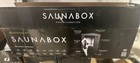 Saunabox Smartsteam Sauna Kit Pop Up Portable Open Box 1600w 110v