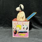 Mattel Snoopy Metal Jack-in-the-box Vintage 1960s - Not Working