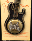 1964 Invicta Plastics The Fabulous Beatles Jewellery Brooch On Card Gold Uk Ver 