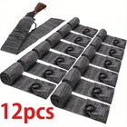 12 Pack Shotgun   Rifle Socks Hunting Gun Sleeve Silicone Gray Treated Up To 55 