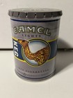 New Vintage Authentic Camel Keg Cigarette Round Tin Collectible 40 Cigarettes