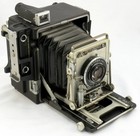 Graflex Speed Graphic 3-1 4  X 4-1 4  Camera W  Case  Film Holders  Meter     