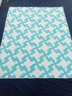 Antique Beautiful Crazy Handmade Patchwork Quilts Size 87x82 Inches