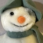 Vintage Eden Snowman Plush 8  Tall Raymond Briggs Seasonal