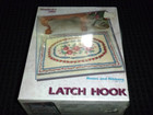 Nos Vtg Wonder Art Caron Latch Hook Rug Kit  4375 Roses   Ribbons 24x34 