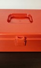Vintage Wilson Wil-hold Bright Red Plastic Sewing Box With Tray