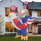 Independence Day Inflatable Costume Usa Eagle 4th Of July Riding American Eagle