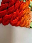 Red 100 mulberry Hand-dyed Wrapping Velvet Flower Twistless Nosplit Silk Thread