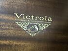 Victor Victrola Phonograph Talking Radio  still Works   Plays  Records Included