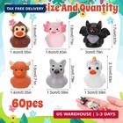60pcs Mini Resin Animal Ducks  Tiny Ducks For Hiding  Miniature Duck Figurines 