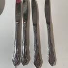 William Roger s And Son China Rose 22 Pc Flatware Set Serving Forks