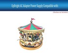 Ac ac Adapter For 1994 Mr  Christmas Model Holiday Merry-go-round 29601 Carousel