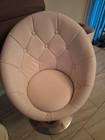 Leather Chair And Table Set
