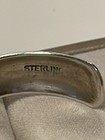 Vtg Native American Navajo Sterling Silver Baby toddler Cuff Bracelet By Tracy