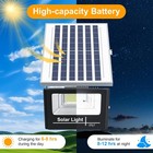 2 Pack Led Solar Flood Lights Outdoor Street Light Dusk To Dawn Flood Wall Lamp