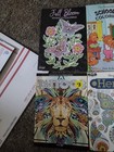 Adult Coloring Book Lot Of 6