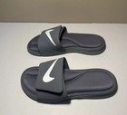 Men s Size 7 Nike Ultra Comfort Slides Sandals Slippers Memory Foam  rare 
