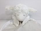  Baby Gund Lamb Lovey White Plush Security Blanket Satin  058928 Beautiful