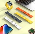 Silicone Watch Band Soft Sport Strap For Apple Watch Series 10 9 8 7 6 5 4 3 2 1