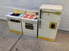 Rare Vintage Wolverine Rite Hite Kids Play Kitchen - Refrigerator  Stove   Sink