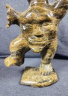 Signed Vrg Inuit Soapstone Shaman Transformation Carving Eagle 1960 s 10 25  H