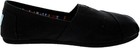 Toms Womens Black On Black Classic Canvas Flats Shoes  Sizes Available 6  8 5  9