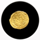 Byzantine  Maurice Tiberius  Ad 582-602  Gold Tremissis  Cross  Ngc Xf