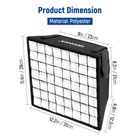 Neewer 12 2 X11 4 Foldable Softbox Diffuser With Grid And Bag For