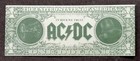 Ac dc Money Talks Angus Young 1990 Promotional One Dollar Bill