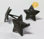 3 Pcs Green Field Stars Ussr Soviet Army Cap Hat Pilotka Badge Enamel Authentic