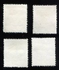 Norway  Scott 158-161-used-hinged-holberg-1934