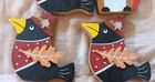 Wooden Crow Squirrel Figurines Fall Decor Lot Painted Art Craft 4 92 h 3 w 1 d